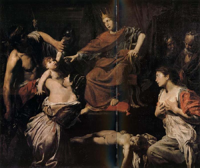 VALENTIN DE BOULOGNE Le jugement de Salomon china oil painting image